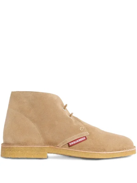 Botine Dsquared2 cu șireturi din dantelă