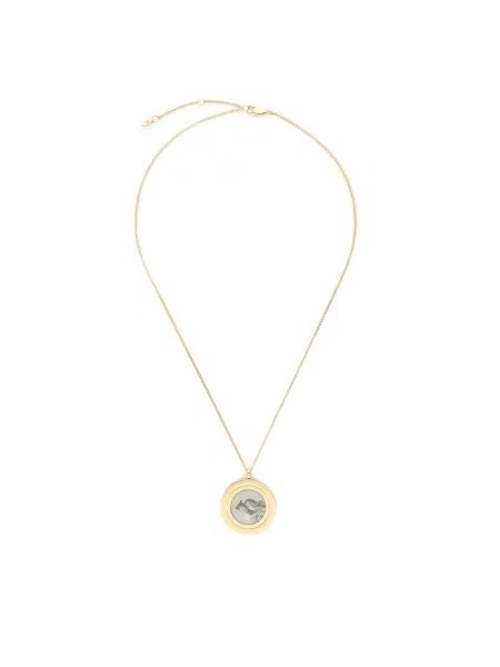 Colier Fossil Harlow Locket Auriu