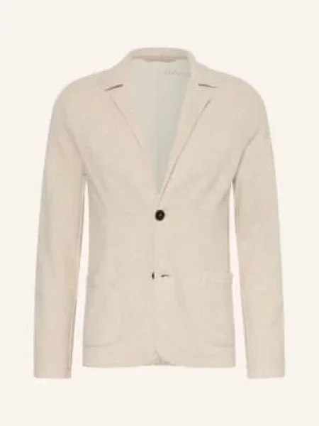 Juvia Dzianinowa Marynarka O Kroju Slim Fit beige beżowa
