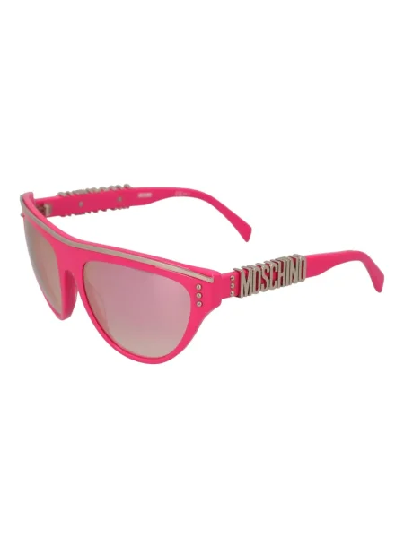 Sluneční brýle Moschino Pre-owned s autogramem růžové