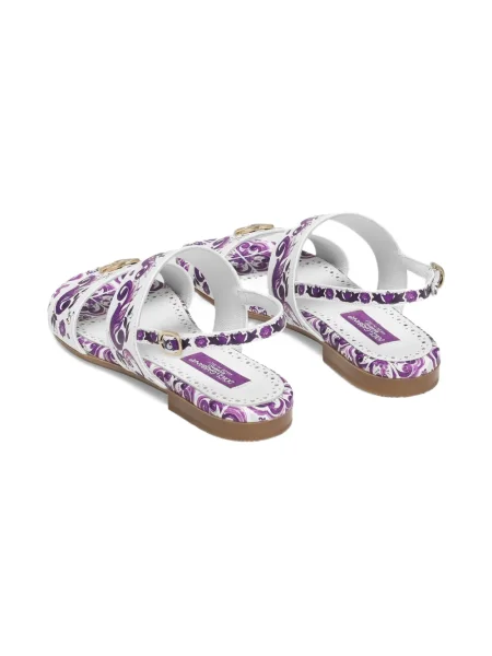 Sandały dziecięce Dolce And Gabbana białe