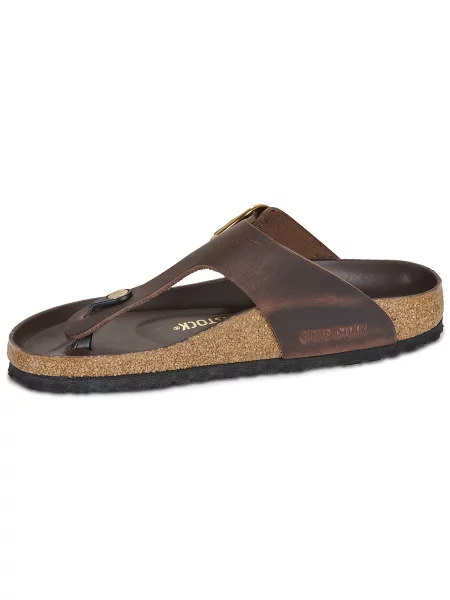 Pantofi Birkenstock cu cataramă maro