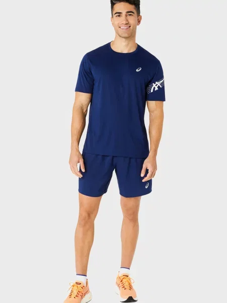 Короткі спортивні шорти Asics сині