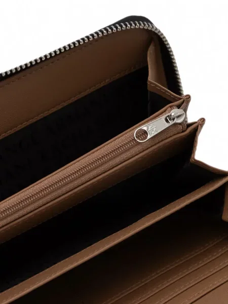 Portofel Armani Exchange cu autograf maro