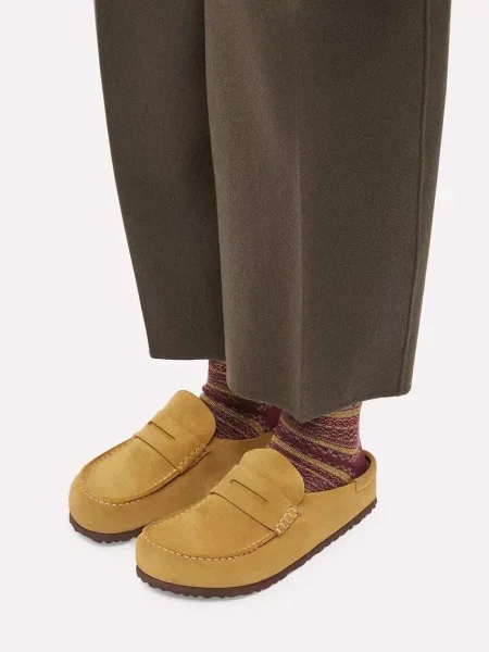 Замшевые мюли Birkenstock