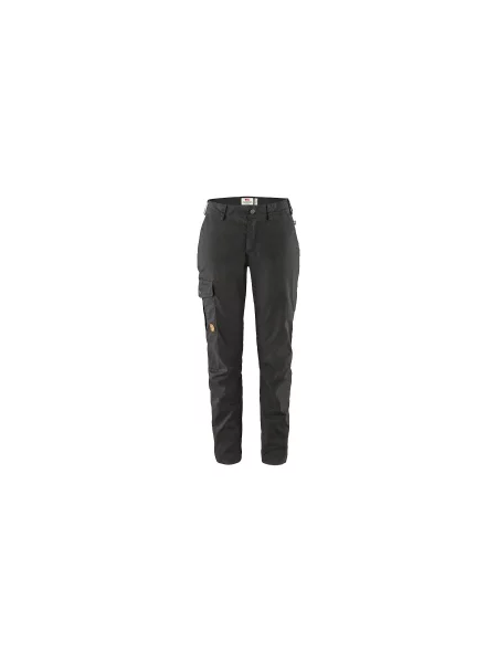 Fjällräven Karla Lite Trousers W Curved Fit Kobiety Spodnie Fjällräven Szary Size: 34 czarne