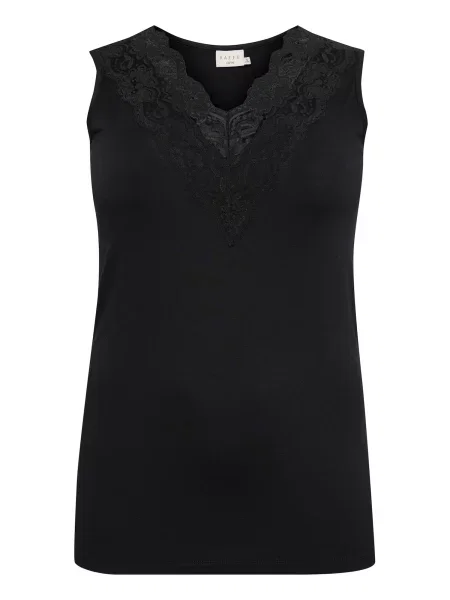 Top Kaffe Curve negru