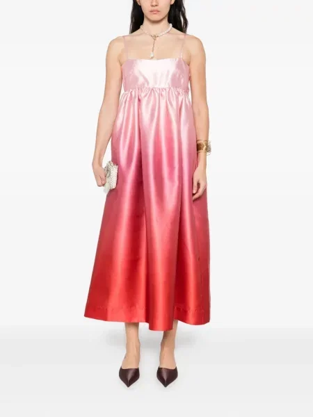 Rochie midi Alemais până la genunchi de costum roz