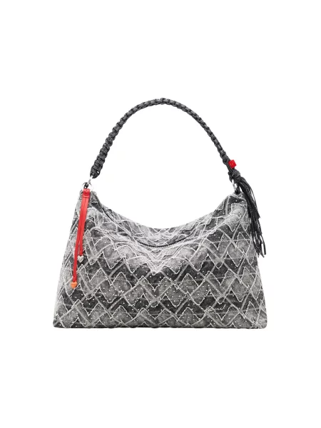 Desigual Geantă de umăr / deschis gri