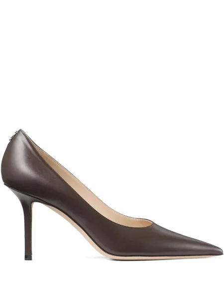 Pantofi cu toc Jimmy Choo maro