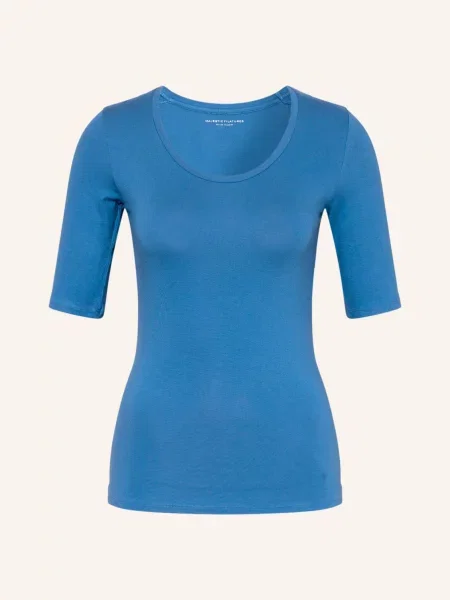 Majestic Filatures T-Shirt blau biała