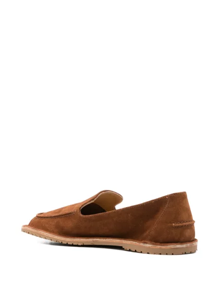 Pantofi loafer Castaner din piele de căprioară maro