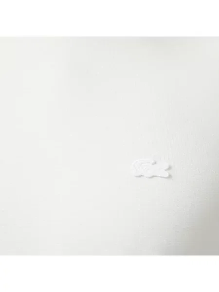 Lacoste Koszulka Oversize Kremowa biały