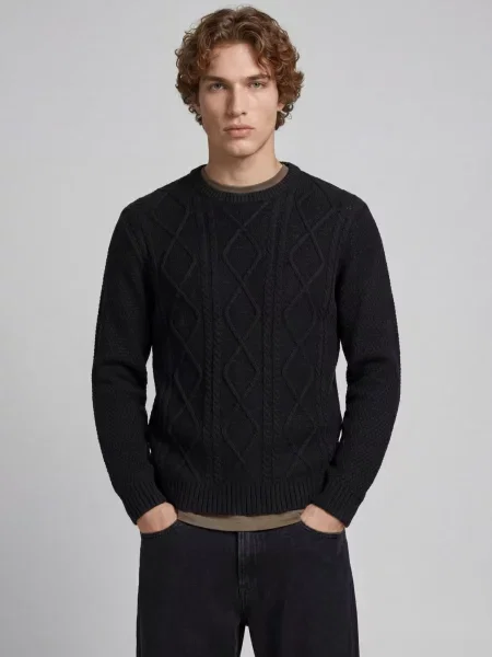 JJ Rebel Pulover JREBLUKA' negru