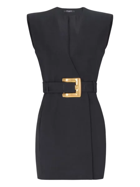 Костюм рокля Balmain черно