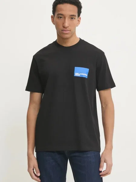 Kratka majica Karl Lagerfeld Jeans črna