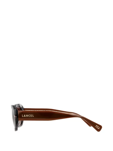 Ochelari de soare Lancel cu imprimeu geometric gri