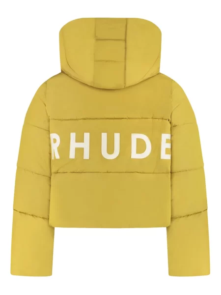 Geacă Rhude cu glugă galben