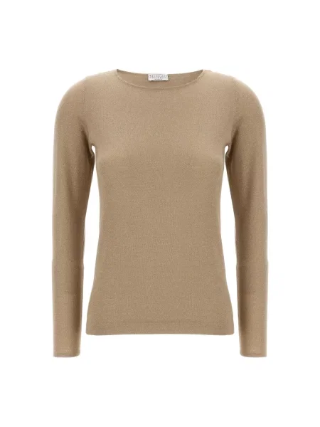 Sweter Brunello Cucinelli żółty