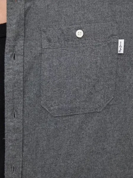 Košeľa Pepe Jeans MIKE sivá