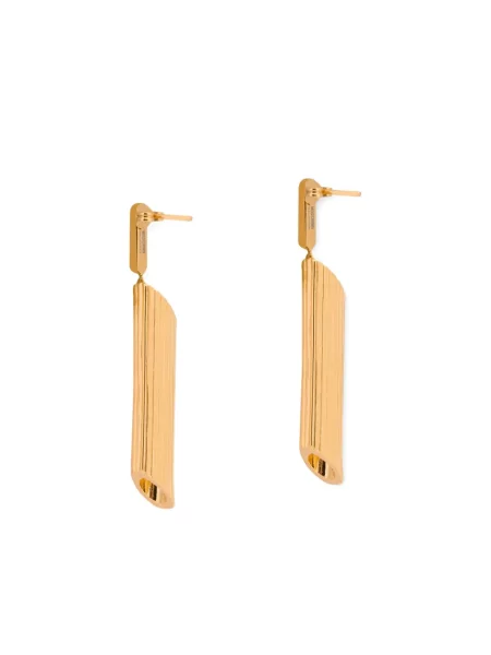 Cercei Moschino auriu