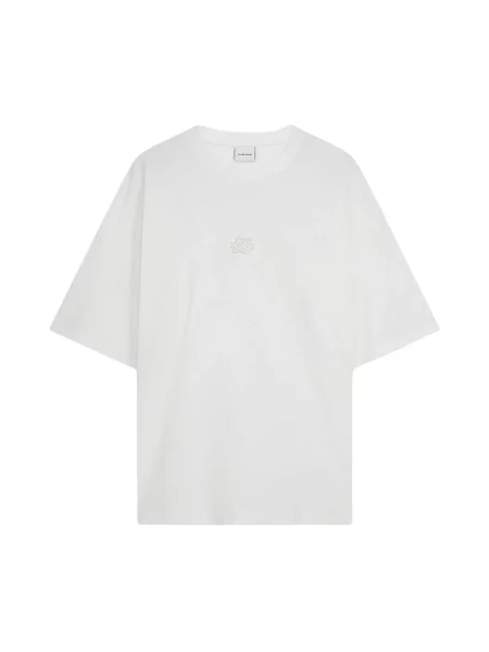 T-shirt Filling Pieces T-Shirt Boxy Embroidered White S biała