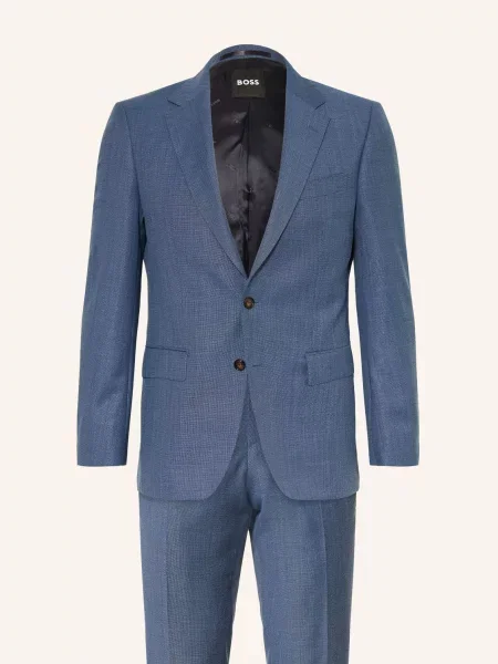 Boss Garnitur Huge Slim Fit blau niebieski