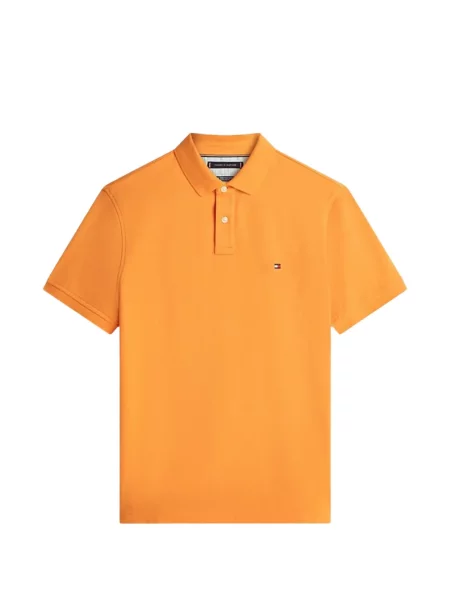 Tricou polo Tommy Hilfiger portocaliu