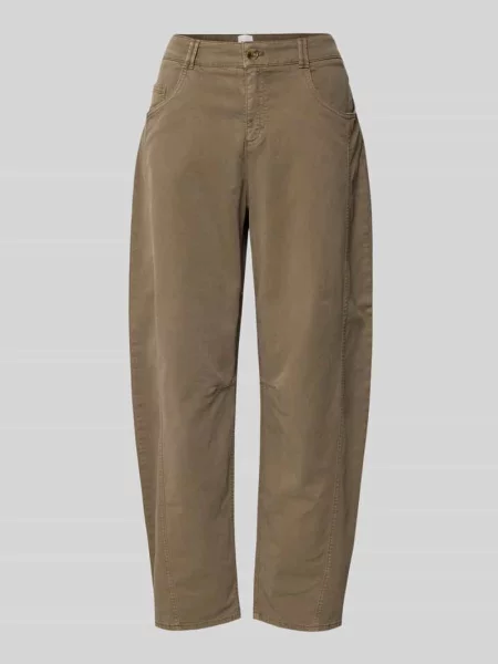 Jeansy barrel w kroju model MEGAN' Brax beżowe