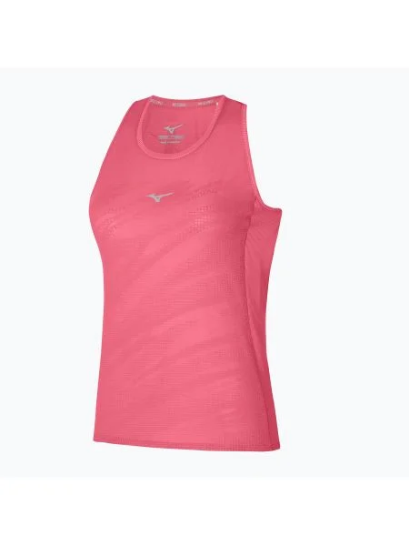 Дамски потник за бягане Mizuno Aero Tank sunkissed coral розово