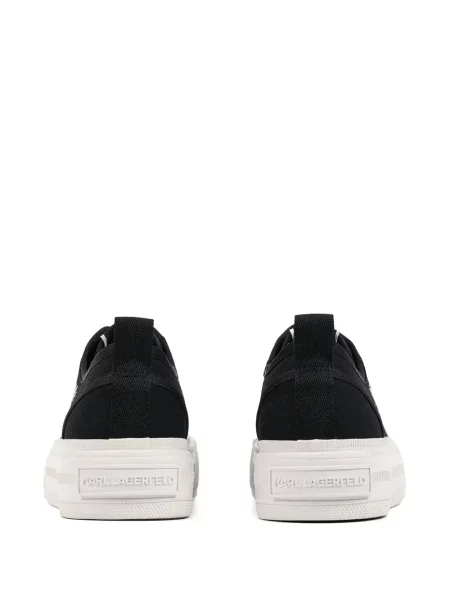 Platform talpú sneaker Karl Lagerfeld autogrammal fekete