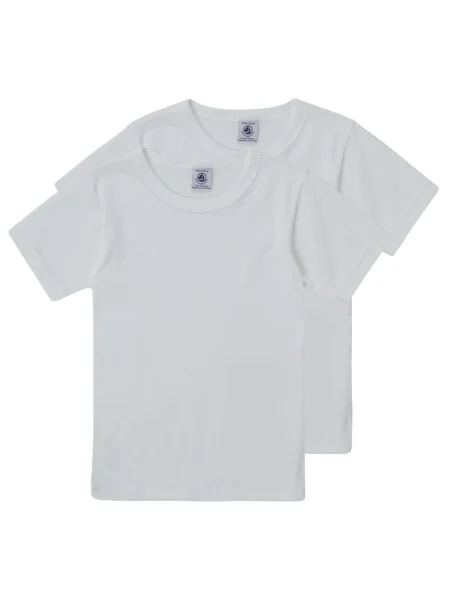 Tricou copii Petit Bateau alb