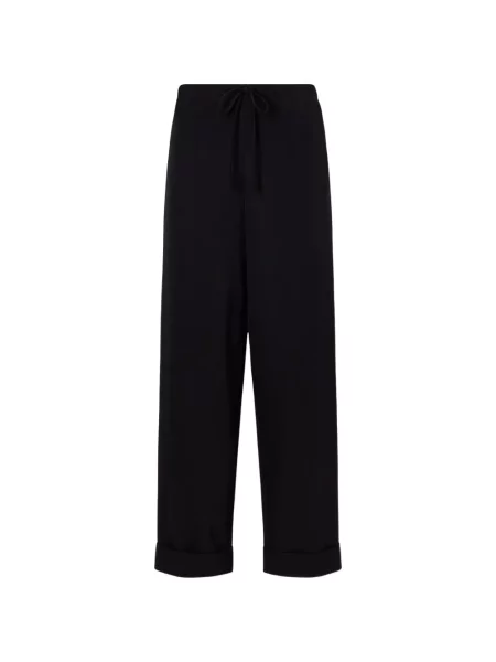 Pantaloni The Row cu cordon negru