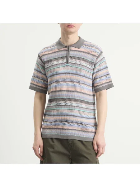 Koszulka polo Thisisneverthat szara