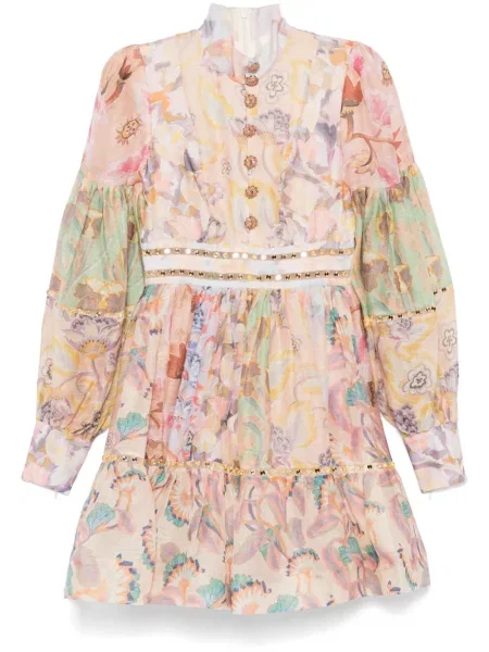 Rochie mini Zimmermann de costum roz