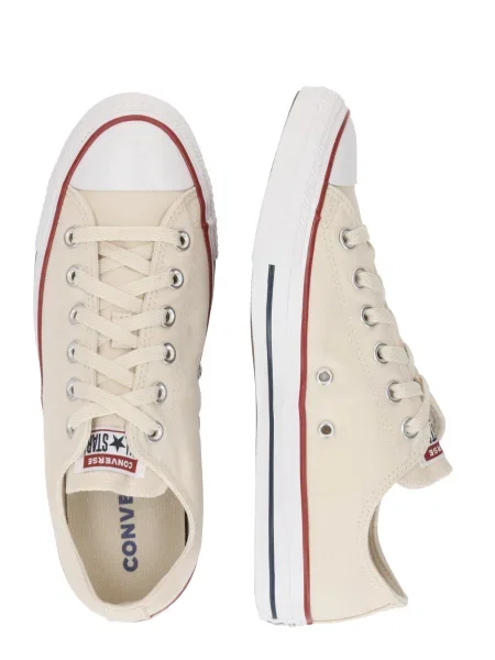 CONVERSE Nízke tenisky CHUCK TAYLOR ALL STAR CLASSIC svetlobéžová / červená / čierna biela