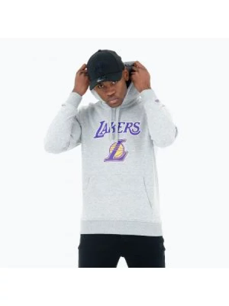 Bluza New Era NBA Regular Hoody Los Angeles Lakers grey med szara