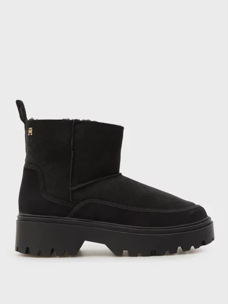 Замшеві чоботи Tommy Hilfiger чорні