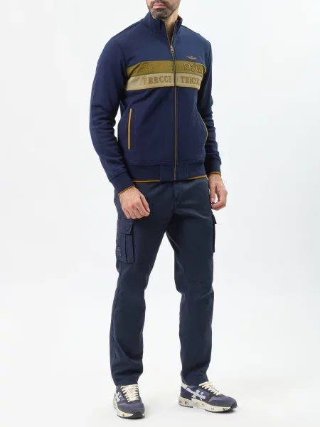 Спортивна кофта Aeronautica Militare синя