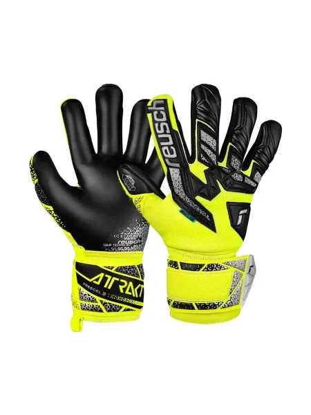 REUSCH rękawice bramkarskie Attrakt Freegel Silver Junior żółte