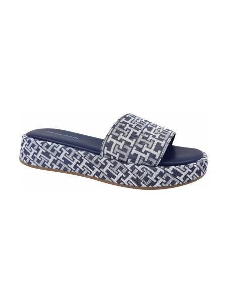 Šľapky Tommy Hilfiger modrá