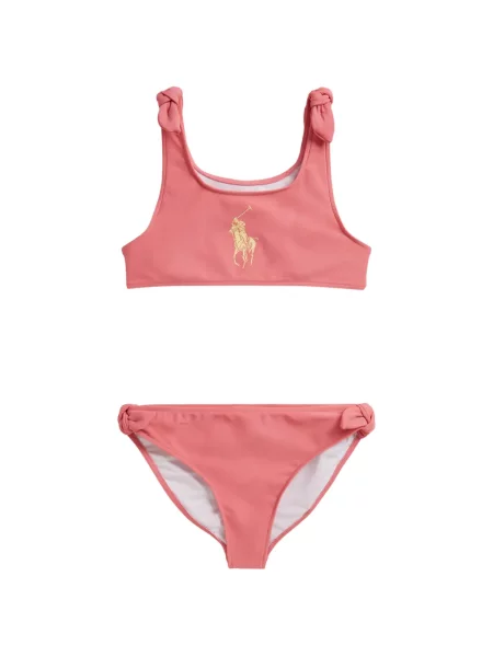 Maudymosi kostiumėlis Polo Ralph Lauren rožinė