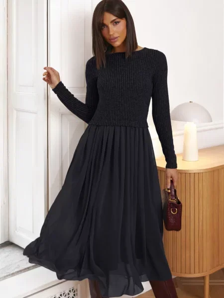 Сукні Dressa віскоза/поліестер чорний