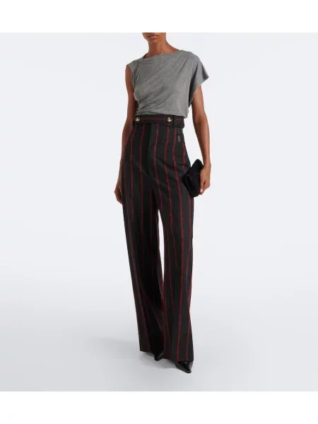 Pletený asymetrický top Vivienne Westwood sivá