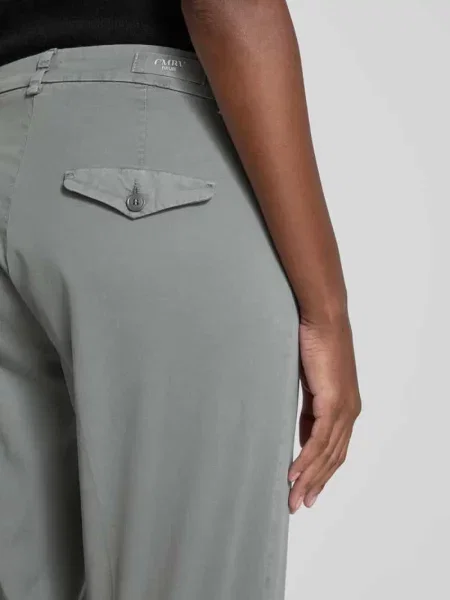 Spodnie materiałowe o kroju regular fit ze szlufkami na pasek model ‘KARINA’ Cambio