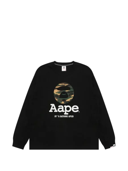 Hanorac Aape By A Bathing Ape cu imagine cu model camuflaj negru