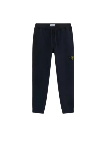 Spodnie dresowe Stone Island z kamieniami niebieskie