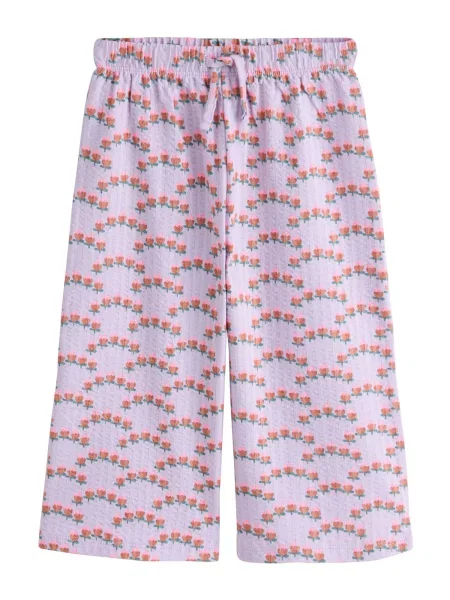Next Pantaloni maro / stuf / mov deschis / roz verde