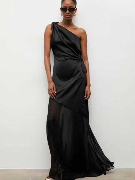 Answear.LAB rochie asimetrică negru