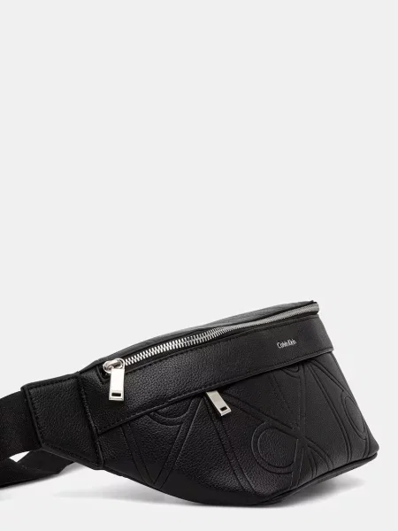 Geantă Calvin Klein din piele negru
